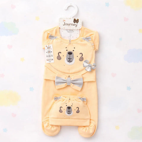 JL - Cotton Interlock - 10 Pieces - Sprinkle Bear - Starter Set - Peach