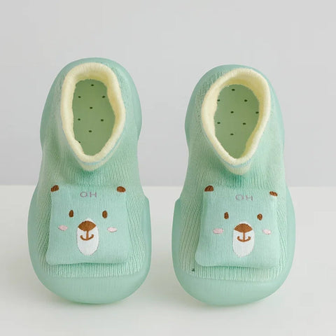 Skidders - Light Green - Square Bear