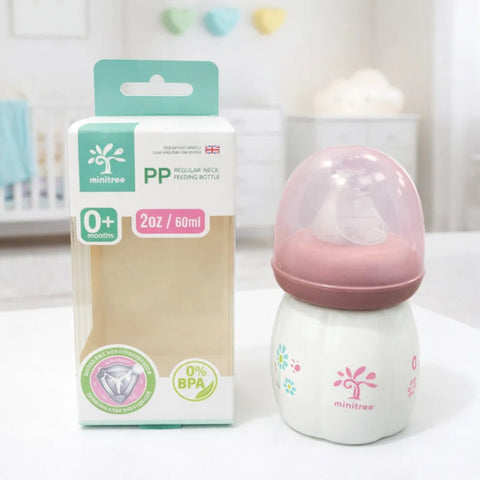 Mini-Tree - Regular Neck - Plastic Feeding Bottle - 2Oz/60Ml - 038A2FY