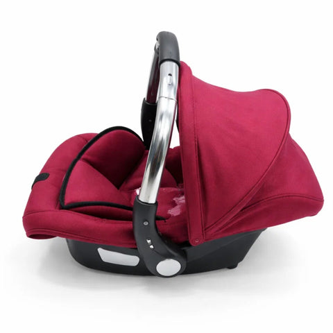 GB - Double Cushion - Luxury Carry Cot - Maroon