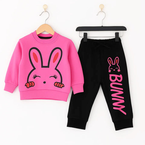 2 Pieces - Suit Set - Pink - Rabbit - 25