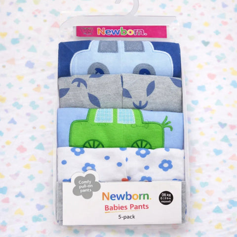 NB - Pack of 5 Trousers - Cars - 26