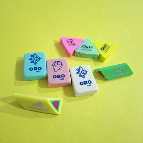8 Pieces - Erasers Gift Set - 0004