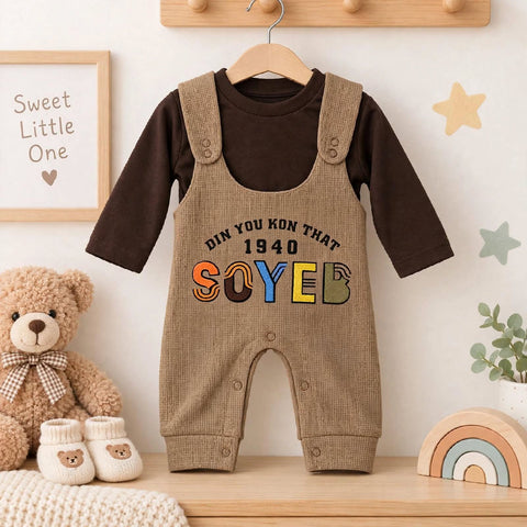 Winter Fashion Dungaree Set - 1940 | Warm & Cozy Baby Outfit (0 to 12 Months)
