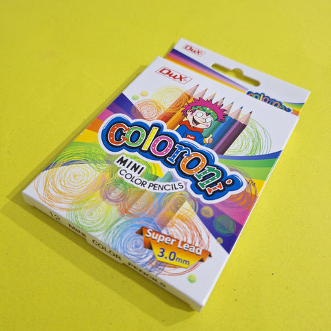 Dux  - Pack of 12 - Mini Color Pencils - 0120