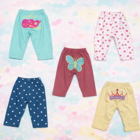 NB - Pack of 5 Trousers - Girls - 26