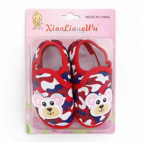 Xiao - Booties - Red - Army Animal