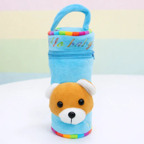 Character Feeder Cover - Blue - Bear