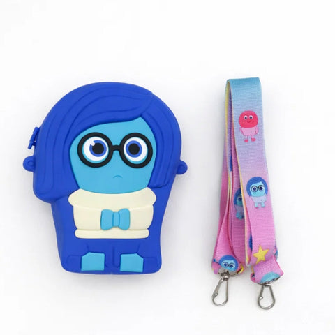Girl's - Fashion Silicon Pouch - Blue - Glasses - 49312