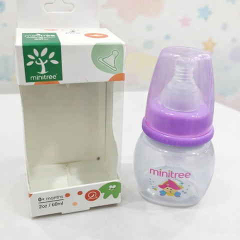 Mini-Tree - Regular Neck - Plastic Feeding Bottle - 2Oz/60Ml - ZR655
