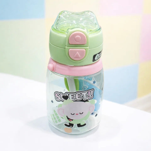 Sweet - Straw Sippy Cup - Green - 580 ML