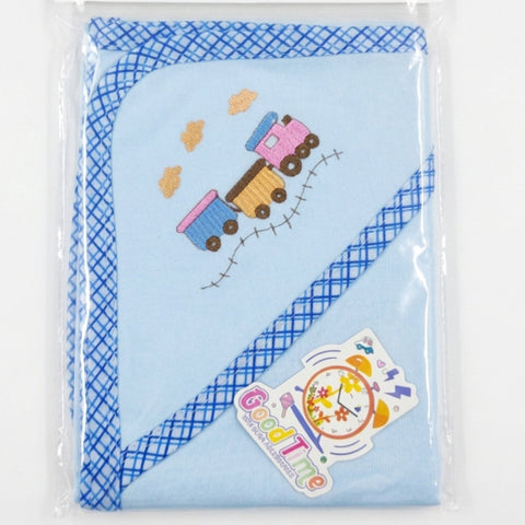 Good Time - Wrapping Sheet - Blue - Train