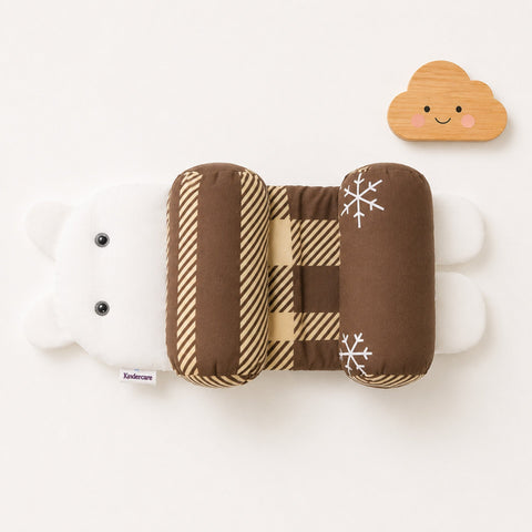 Head Shaping Pillow for Round Head - Brown - Freeze