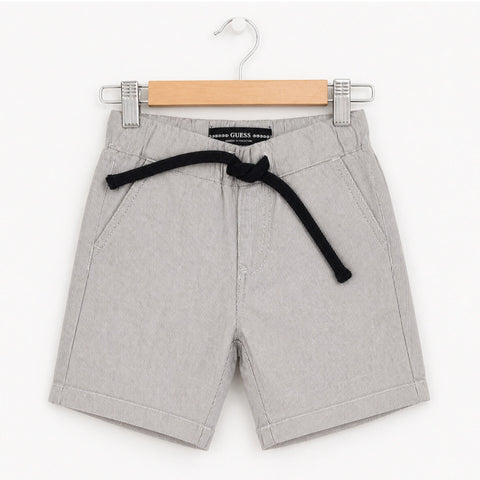 Guess - Cotton Shorts - Grey - Stripes (2-10Y)