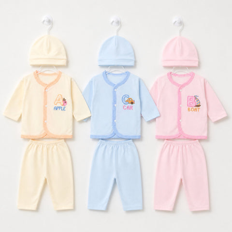 TBS - Cotton Interlock - Newborn Night Suits - YPB - ABC - 26