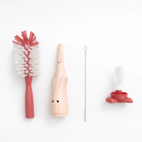 Dr Gym - 3 In 1 - Bottle Cleaning Brush Set - Cream