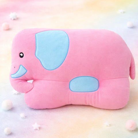 Aifeier - Plush Pillow - Pink - Elephant